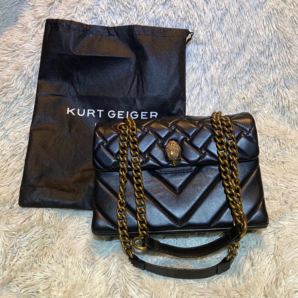 Kurt Geiger London Kensington Quilted Leather Shoulder Bag